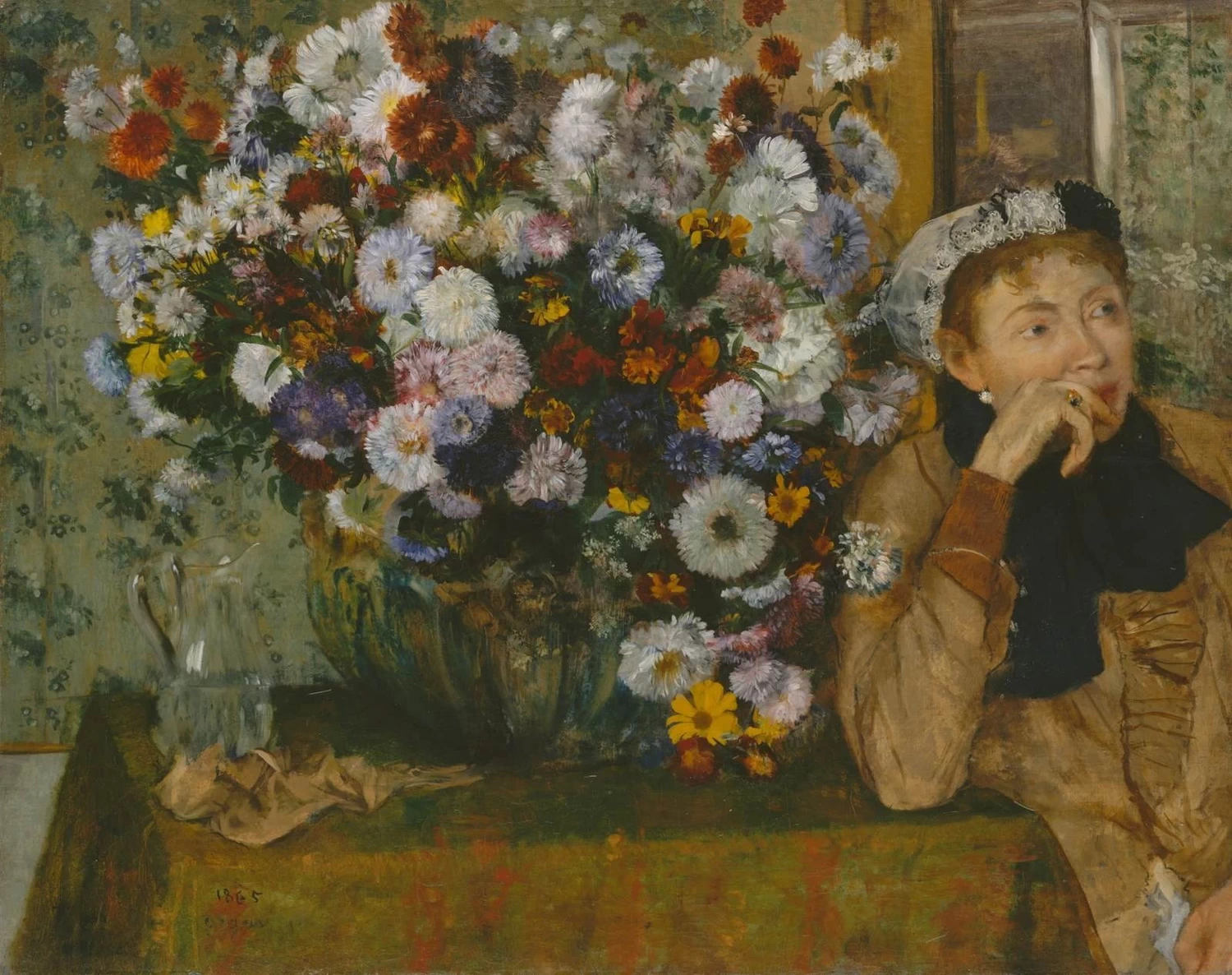 Donna e un vaso di fiori - Metropolitan Museum of Art, New York